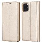 For iPhone 11 Pro Max GEBEI PU+TPU Horizontal Flip Protective Case with Holder & Card Slots(Gold) - 1