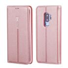 For Galaxy S9 GEBEI PU+TPU Horizontal Flip Protective Case with Holder & Card Slots(Rose Gold) - 1