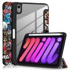 Painted Pattern TPU + Acrylic Horizontal Flip Leather Tablet Case with Three-folding Holder & Sleep / Wake-up Function & Pen Slot For iPad mini 6(Graffiti) - 1