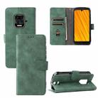 For Doogee S59 / S59 Pro Solid Color Skin Feel Magnetic Buckle Horizontal Flip Calf Texture PU Leather Case with Holder & Card Slots & Wallet(Green) - 1