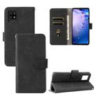 For Sharp Air Zero6 Solid Color Skin Feel Magnetic Buckle Horizontal Flip Calf Texture PU Leather Case with Holder & Card Slots & Wallet(Black) - 1