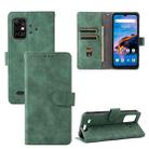 For UMIDIGI Bison Pro Solid Color Skin Feel Magnetic Buckle Horizontal Flip Calf Texture PU Leather Case with Holder & Card Slots & Wallet(Green) - 1