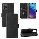 For ZTE Blade V30 Vita Solid Color Skin Feel Magnetic Buckle Horizontal Flip Calf Texture PU Leather Case with Holder & Card Slots & Wallet(Black) - 1