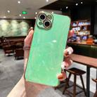 Marble Texture Electroplating Shockproof Protective Case For iPhone 13 Pro(Green) - 1