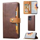 For Xiaomi Mi Mix 4 Calf Texture Double Fold Clasp Horizontal Flip Leather Case with Photo Frame & Holder & Card Slots & Wallet(Coffee) - 1