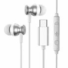 JOYROOM JR-EC04 Type-C In-ear Wired Control Earphone with Mic, Cable Length: 1.2m(White) - 1