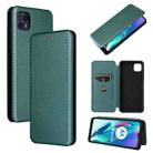 For Motorola Moto G50 5G Carbon Fiber Texture Horizontal Flip TPU + PC + PU Leather Case with Card Slot(Green) - 1