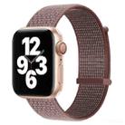 Hook and Loop Fastener Dual Section Watch Band For Apple Watch Series 9&8&7 41mm / SE 3&SE 2&6&SE&5&4 40mm / 3&2&1 38mm(Smoky Purple) - 1
