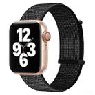 Hook and Loop Fastener Dual Section Watch Band For Apple Watch Ultra 49mm&Watch Ultra 2 49mm / Series 9&8&7 45mm / SE 3&SE 2&6&SE&5&4 44mm / 3&2&1 42mm(Reflective Black) - 1