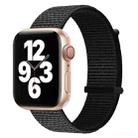 Hook and Loop Fastener Dual Section Watch Band For Apple Watch Ultra 49mm&Watch Ultra 2 49mm / Series 9&8&7 45mm / SE 3&SE 2&6&SE&5&4 44mm / 3&2&1 42mm(Black) - 1
