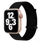 Hook and Loop Fastener Dual Section Watch Band For Apple Watch Ultra 49mm&Watch Ultra 2 49mm / Series 9&8&7 45mm / SE 3&SE 2&6&SE&5&4 44mm / 3&2&1 42mm(Dark Black) - 1