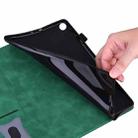 For iPad mini 6 Business Shockproof Horizontal Flip Leather Tablet Case with Holder & Card Slots & Photo Frame & Pen Slot(Green) - 6