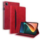 Business Shockproof Horizontal Flip Leather Case with Holder & Card Slots & Photo Frame & Pen Slot For Xiaomi Mi Pad 5 / 5 Pro(Red) - 1