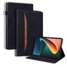 Business Shockproof Horizontal Flip Leather Case with Holder & Card Slots & Photo Frame & Pen Slot For Xiaomi Mi Pad 5 / 5 Pro(Black) - 1