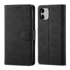 Frosted Anti-theft Brush Horizontal Flip Leather Case with Holder & Card Slots & Wallet For iPhone 11(Black) - 1