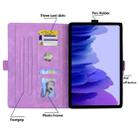 For Xiaomi Pad 5 / Pad 5 Pro Love Butterfly Pattern Horizontal Flip Leather Case with Holder & Sleep / Wake-up Function(Purple) - 5