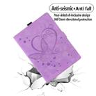For Xiaomi Pad 5 / Pad 5 Pro Love Butterfly Pattern Horizontal Flip Leather Case with Holder & Sleep / Wake-up Function(Purple) - 7
