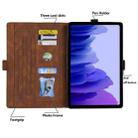 For Xiaomi Pad 5 / Pad 5 Pro Love Butterfly Pattern Horizontal Flip Leather Case with Holder & Sleep / Wake-up Function(Brown) - 5