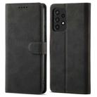 For Samsung Galaxy A72 5G/4G Frosted Anti-theft Brush Horizontal Flip Leather Case with Holder & Card Slots & Wallet(Black) - 1