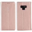 For Galaxy Note 9 GEBEI PU+TPU Horizontal Flip Protective Case with Holder & Card Slots(Rose Gold) - 1