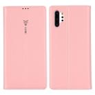 For Galaxy Note 10+ GEBEI PU+TPU Horizontal Flip Protective Case with Holder & Card Slots(Rose Gold) - 1