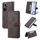 For Honor 50 AZNS Dream II Skin Feel PU+TPU Horizontal Flip Leather Case with Holder & Card Slots & Wallet(Coffee) - 1