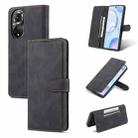 For Honor 50 Pro AZNS Dream II Skin Feel PU+TPU Horizontal Flip Leather Case with Holder & Card Slots & Wallet(Black) - 1