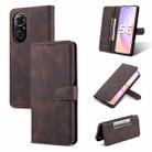 For Honor 50 SE AZNS Dream II Skin Feel PU+TPU Horizontal Flip Leather Case with Holder & Card Slots & Wallet(Coffee) - 1