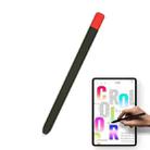For Xiaomi Inspired Stylus Pen Contrast Color Protective Case(Black Red) - 1