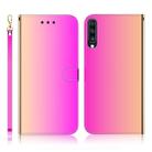 For Galaxy A70 Imitated Mirror Surface Horizontal Flip Leather Case with Holder & Card Slots & Wallet & Lanyard(Gradient Color) - 1