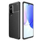 For Huawei nova 9 Carbon Fiber Texture Shockproof TPU Case(Black) - 1