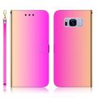 For Galaxy S8 Imitated Mirror Surface Horizontal Flip Leather Case with Holder & Card Slots & Wallet & Lanyard(Gradient Color) - 1