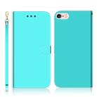 For iPhone 6 / 6s Imitated Mirror Surface Horizontal Flip Leather Case with Holder & Card Slots & Wallet & Lanyard(Mint Green) - 1