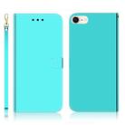 For iPhone 7 / 8 Imitated Mirror Surface Horizontal Flip Leather Case with Holder & Card Slots & Wallet & Lanyard(Mint Green) - 1