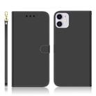 For iPhone 11 Imitated Mirror Surface Horizontal Flip Leather Case with Holder & Card Slots & Wallet & Lanyard(Black) - 1