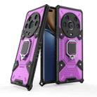 For Honor Magic3 Pro Space PC + TPU Ring Holder Protective Case(Purple) - 1