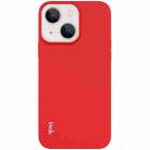 For iPhone 13 IMAK UC-2 Series Shockproof Full Coverage Soft TPU Case(Red) - 1