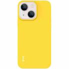 For iPhone 13 IMAK UC-2 Series Shockproof Full Coverage Soft TPU Case(Yellow) - 1