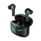 JOYROOM JR-TP2 Bluetooth 5.0 True Wireless Gaming Earbuds with Charging Case & Breathing Light(Black) - 1