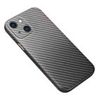 Carbon Fiber Texture Kevlar All-inclusive Shockproof Phone Protective Case For iPhone 13 mini(Deep Space Grey) - 1