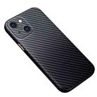 Carbon Fiber Texture Kevlar All-inclusive Shockproof Phone Protective Case For iPhone 13 mini(Black) - 1