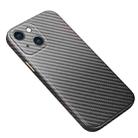 Carbon Fiber Texture Kevlar All-inclusive Shockproof Phone Protective Case For iPhone 13(Deep Space Grey) - 1