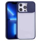 For iPhone 13 Pro Sliding Camera Cover Design TPU Protective Case (Sapphire Blue) - 1