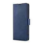 For Sony Xperia 1 III Ultra-thin Voltage Side Buckle PU + TPU Horizontal Flip Leather Case with Holder & Card Slot(Blue) - 2
