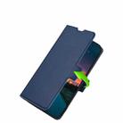 For Sony Xperia 1 III Ultra-thin Voltage Side Buckle PU + TPU Horizontal Flip Leather Case with Holder & Card Slot(Blue) - 3
