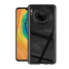 For Huawei Mate 30 Solid Color Shockproof PC Glass Case(Black) - 1