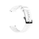 For Polar Grit X Silicone Official Buckle  Watch Band(White) - 1