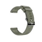 For Polar Grit X Silicone Official Buckle  Watch Band(Army Green) - 1