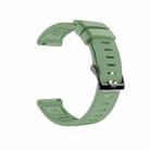 For Polar Grit X Silicone Official Buckle  Watch Band(Light Green) - 1