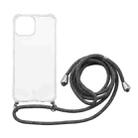 For iPhone 13 Pro MOMAX All-inclusive TPU Shockproof Protective Case with Lanyard (Transparent) - 1